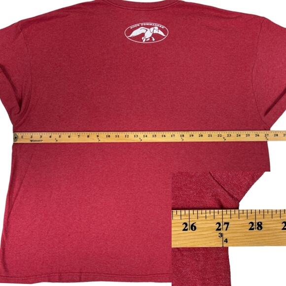 Duck Dynasty Duck Commander Happy Happy Happy Tee Shirt in Heathered Red XXXL - Picture 8 of 11